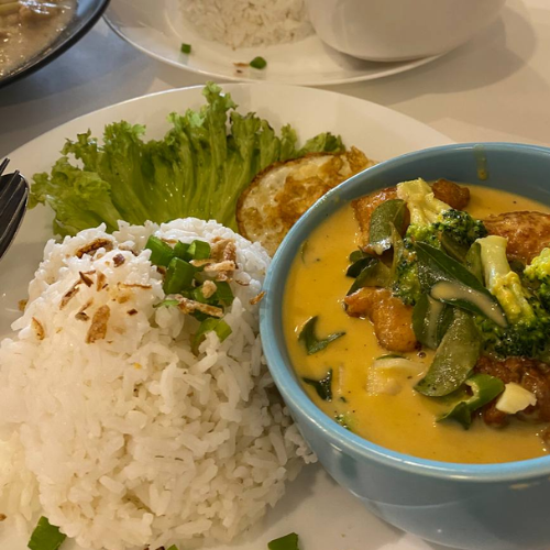 salted egg chicken rice